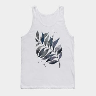 Watercolor Palm Leaf Tank Top